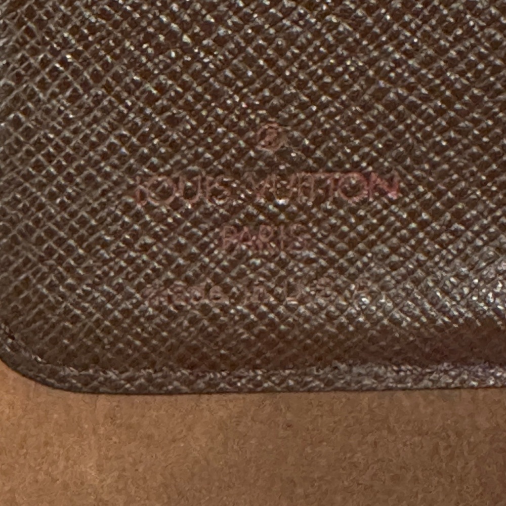 Louis Vuitton Damier Ebene Pattern Coated Canvas Compact Wallet - Picture 10 of 16